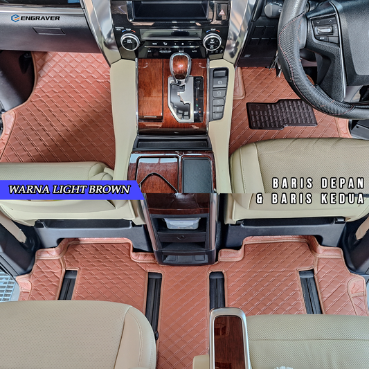Iconnie Karpet Toyota Alphard Custom Made car floor mat