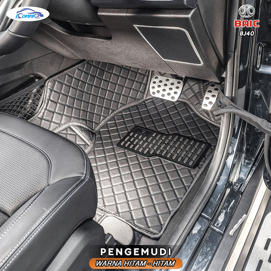 Iconnie Karpet BAIC BJ40 fullset Custom Made Car floor mat