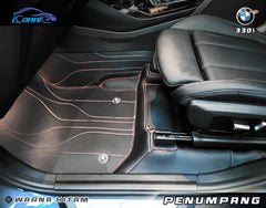 Iconnie Karpet BMW 330i 2019-2025 Karpet 360 Peredam Lantai Mobil Nappa Leather