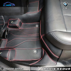 Iconnie Karpet BMW 330i 2019-2025 Karpet 360 Peredam Lantai Mobil Nappa Leather