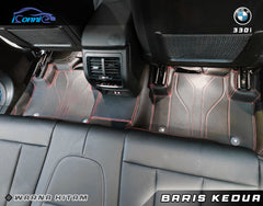 Iconnie Karpet BMW 330i 2019-2025 Karpet 360 Peredam Lantai Mobil Nappa Leather