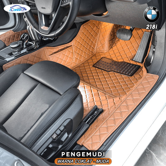 Iconnie Karpet BMW 218i 2024-2025 fullset Custom Made Car floor mat