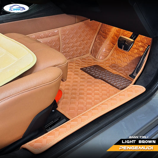 Iconnie Karpet BMW 730i 740i 735i 2009-2025 fullset Custom Made Car floor mat