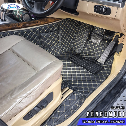 Iconnie Karpet BMW X5 2012-2023 fullset Custom Made Car floor mat