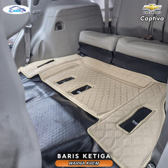 Iconnie Karpet Chevrolet Captiva 2016-2019 fullset Custom Made Car floor mat