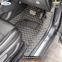 Iconnie Karpet Chevrolet Trax 2014-2019 fullset Custom Made Car floor mat