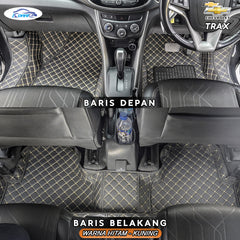 Iconnie Karpet Chevrolet Trax 2014-2019 fullset Custom Made Car floor mat