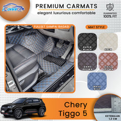 Iconnie Karpet Chery Tiggo 5 fullset Custom Made Car floor mat