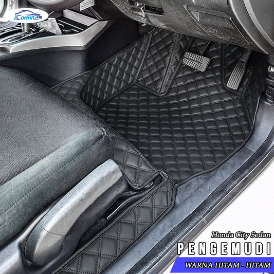 Iconnie Karpet Honda City Premium Car Floor Mat