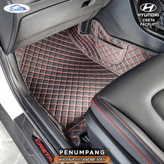 Iconnie Karpet Hyundai Creta 2022-2025 fullset Custom Made Car floor mat