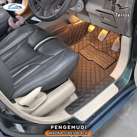Iconnie Karpet Daihatsu Terios 2006-2025 fullset Custom Made Car floor mat