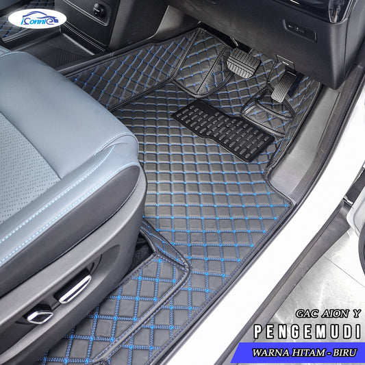 Iconnie Karpet GAC AION Y PLUS fullset Custom Made Car floor mat