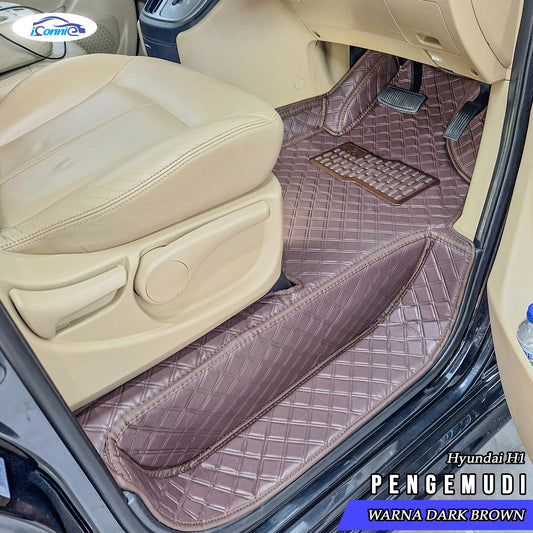 Iconnie Karpet Hyundai H1 2017-2019 fullset Custom Made Car floor mat