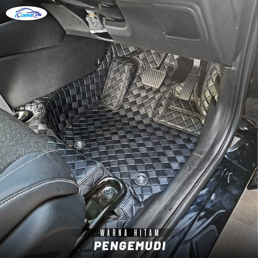Iconnie Karpet Honda HRV Karpet 360 Peredam Lantai Mobil Nappa Leather