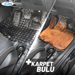 Iconnie Karpet Honda HRV Karpet 360 Peredam Lantai Mobil Nappa Leather