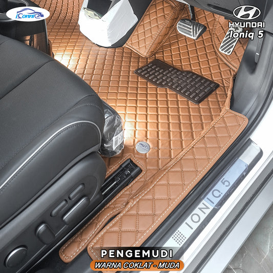 Iconnie Karpet Hyundai Ioniq 5 2022-2025 fullset Custom Made Car floor mat