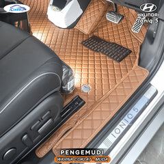 Iconnie Karpet Hyundai Ioniq 5 2022-2025 fullset Custom Made Car floor mat