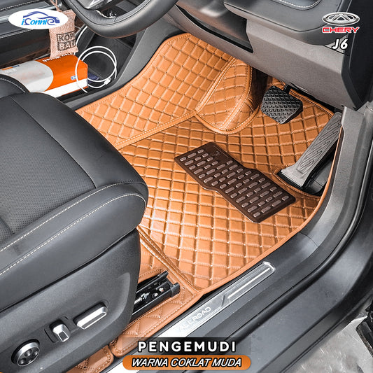 Iconnie Karpet Chery J6 2024-2025 fullset Custom Made Car floor mat