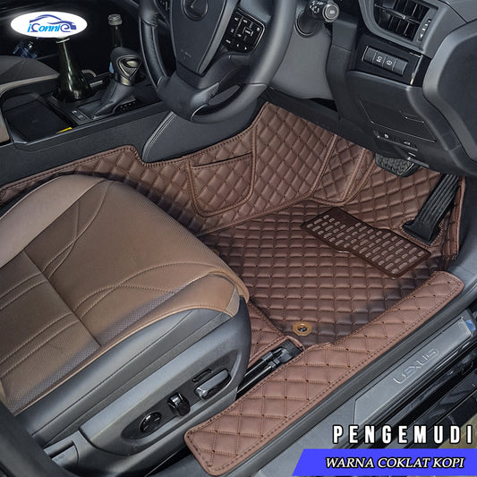 Iconnie Karpet Lexus ES300h 2020-2025 fullset Custom Made Car floor mat