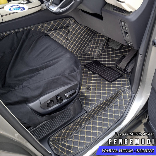 Iconnie Karpet Lexus LM350 2020-2025 fullset Custom Made Car floor mat