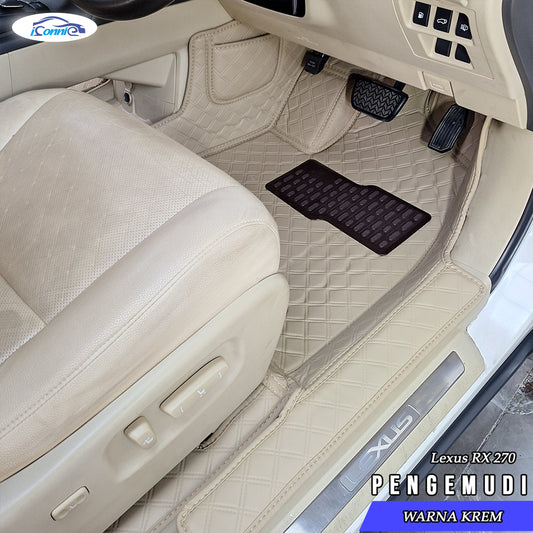 Iconnie Karpet Lexus RX270 2010-2021 fullset Custom Made Car floor mat