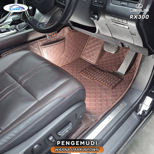 Iconnie Karpet Lexus RX300 2016-2023 fullset Custom Made Car floor mat