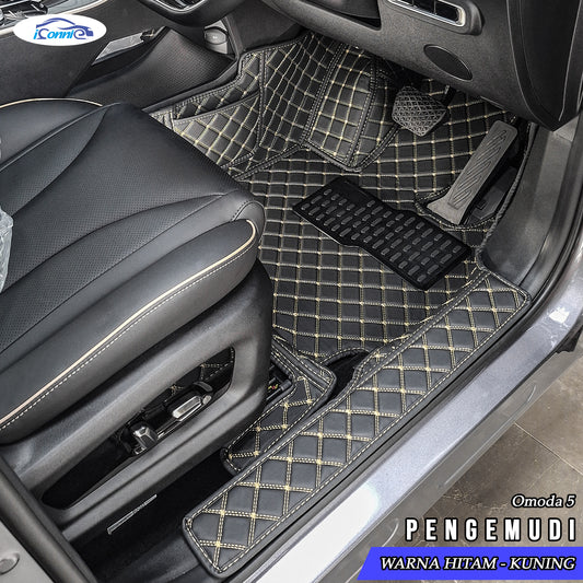 Iconnie Karpet Chery Omoda 5 2023-2025 fullset Custom Made Car floor mat