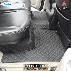 Iconnie Carmats Mitsubishi Pajero tahun 2008-2025 Custom Made Car Floor mat