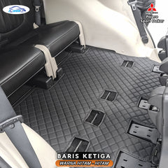 Iconnie Carmats Mitsubishi Pajero tahun 2008-2025 Custom Made Car Floor mat
