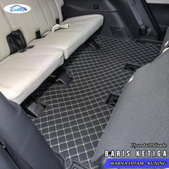 Iconnie Karpet Hyundai Palisade 2021-2025 fullset Custom Made Car floor mat