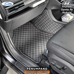 Iconnie Karpet Hyundai Santa Fe 2012-2025 fullset Custom Made Car floor mat