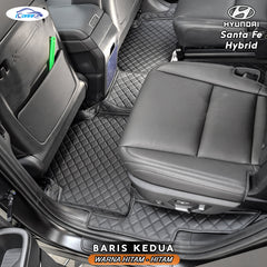 Iconnie Karpet Hyundai Santa Fe 2012-2025 fullset Custom Made Car floor mat