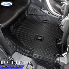 Iconnie Karpet Daihatsu Sigra 2016-2025 fullset Custom Made Car floor mat