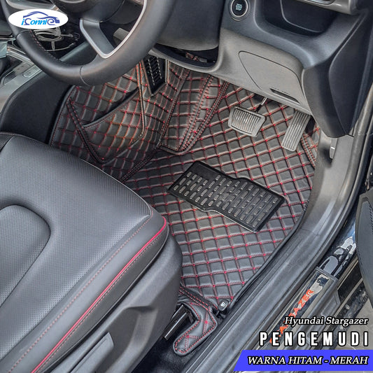 Iconnie Karpet Hyundai Stargazer 2022-2025 fullset Custom Made Car floor mat