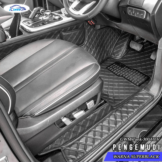 Iconnie Karpet GWM Tank 300 fullset Custom Made Car floor mat